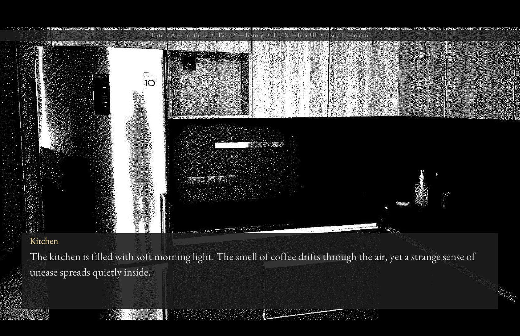 THE DAY THAT WASN’T – psychological horror visual novel screenshot 1